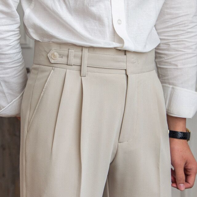 Casual Business Formal Pants Solid Color